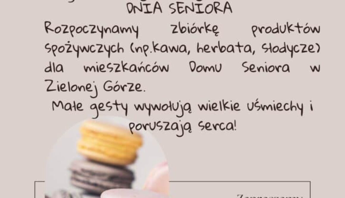Słodki czas seniora!