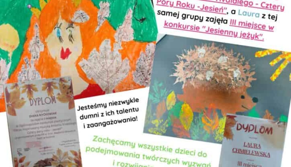 Sukcesy plastyczne naszych przedszkolaków