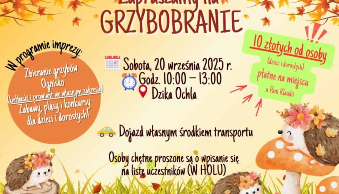 Grzybobranie 2025